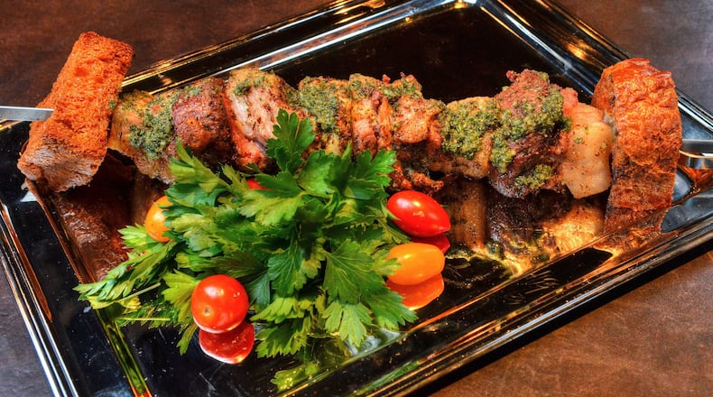 The recipe for Arrosto Misto includes lamb, chicken, quail and pork, but you can substitute any meat you wish. STYLING BY CHEF LINDA HARRELL. CONTRIBUTED BY CHRIS HUNT