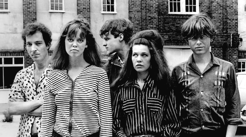 The B-52's in 1978: Fred Schneider (from left), Cindy Wilson, Keith Strickland, Kate Pierson, Ricky Wilson. Courtesy of Keith Bennett