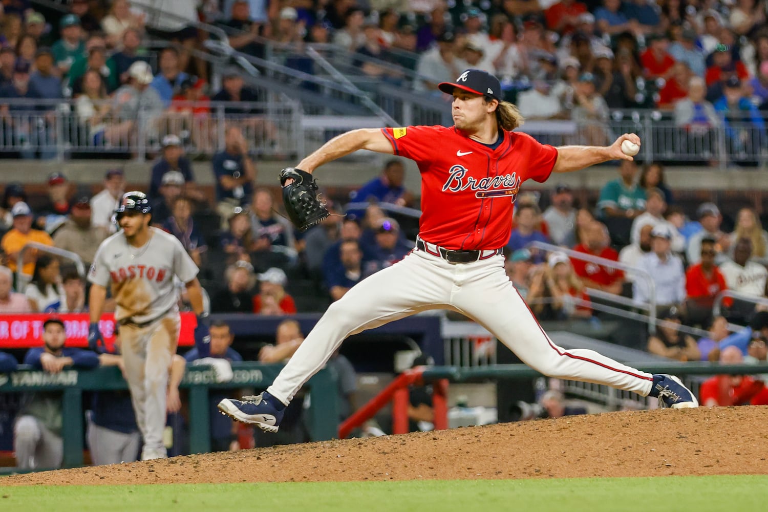 Photos from Braves-Red Sox game 