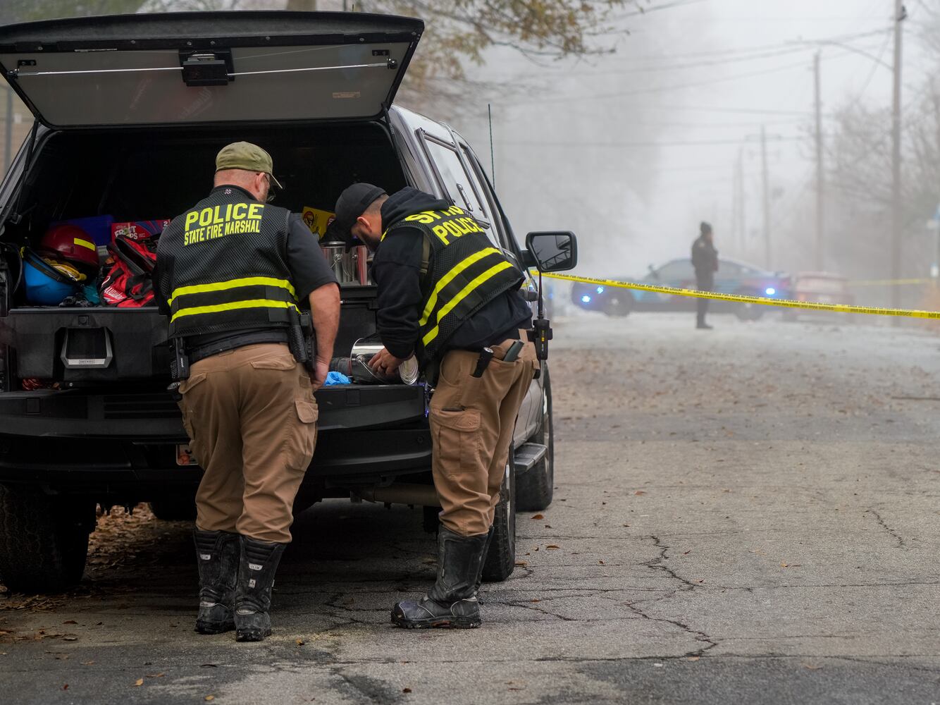 Abandoned church fire Dec. 17, 2024