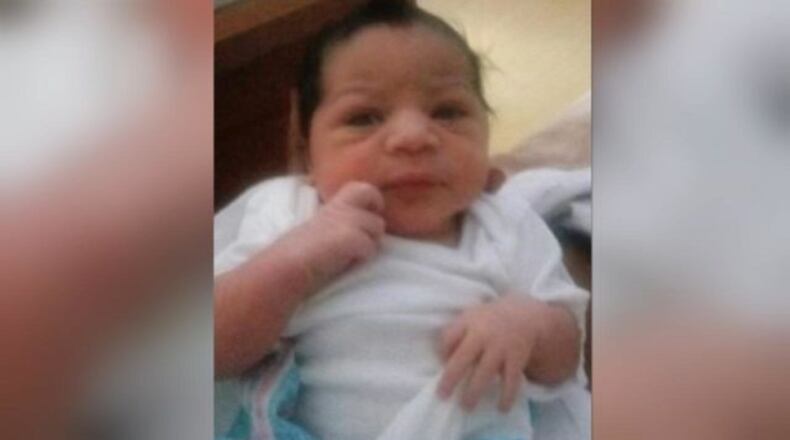Baby Riley was delivered early Wednesday morning by a Douglasville officer. (Credit: Channel 2 Action News)