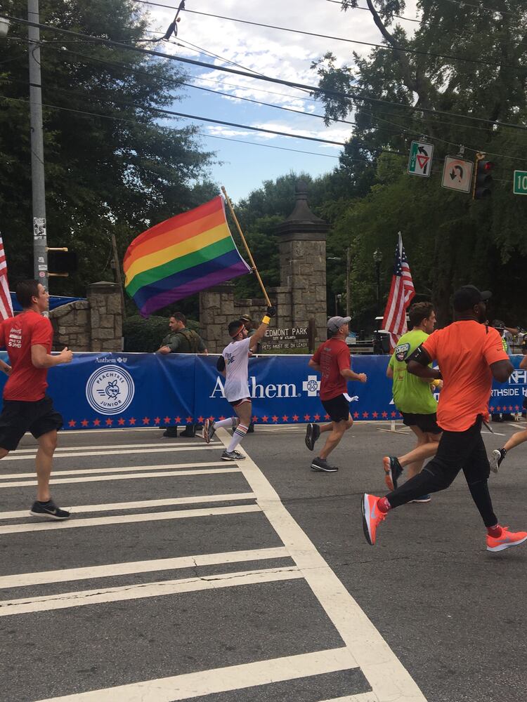 See the most interesting costumes from the 50th running AJC Peachtree Road Race
