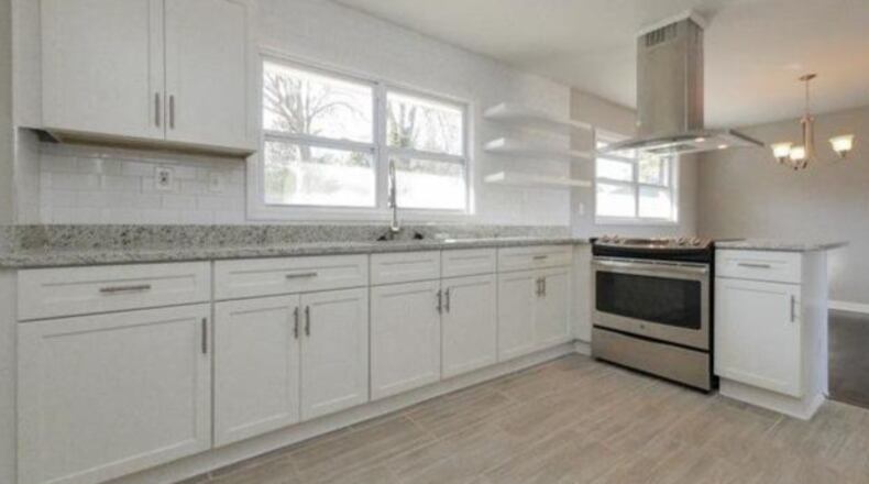This luxury kitchen is housed in a DeKalb ranch home built in 1954.