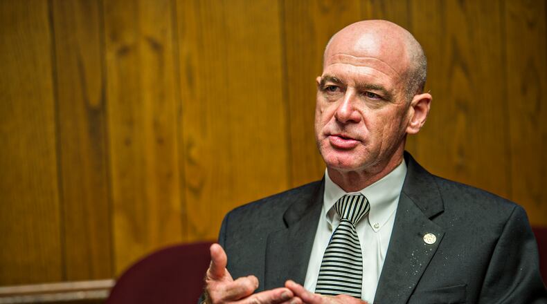 L.C. "Buster" Evans, executive director of the Teachers Retirement System of Georgia, is seen in this 2015 photo when he was assistant commissioner with the Georgia Department of Corrections. JONATHAN PHILLIPS / SPECIAL