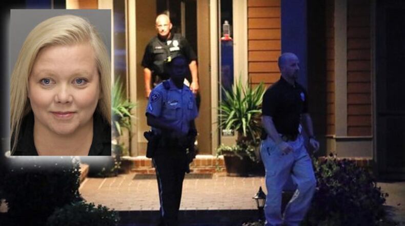 <p>Paulding County deputies searched the home of a woman accused of performing dental work without a license early Thursday morning, Sept. 6, 2018  (Bob Andres/ AJC staff)</p>