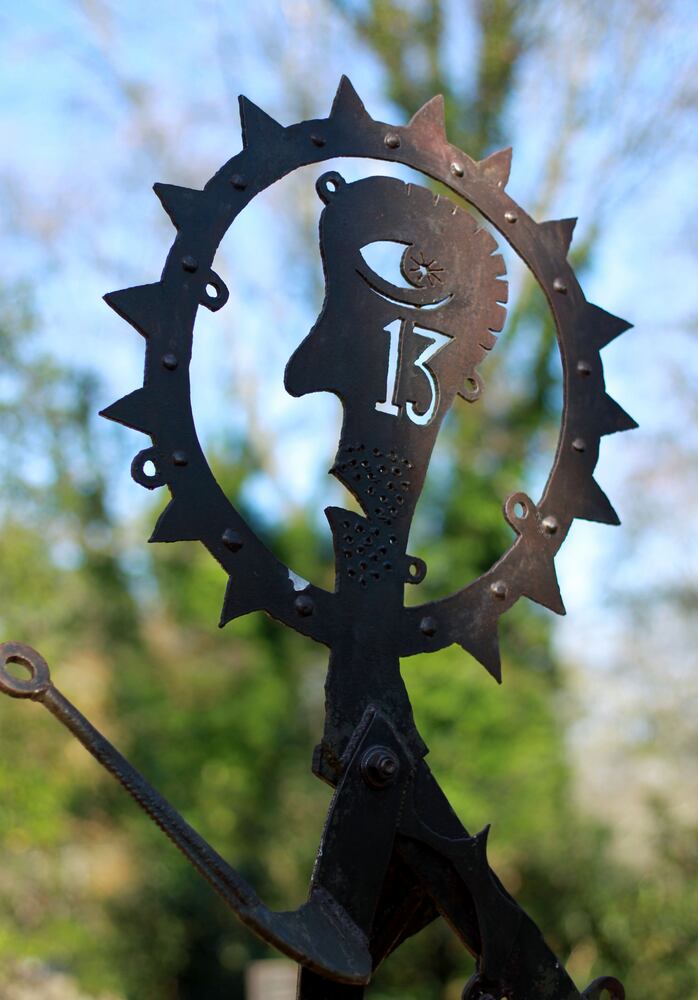 Photos: Clark Ashton and his metal forest