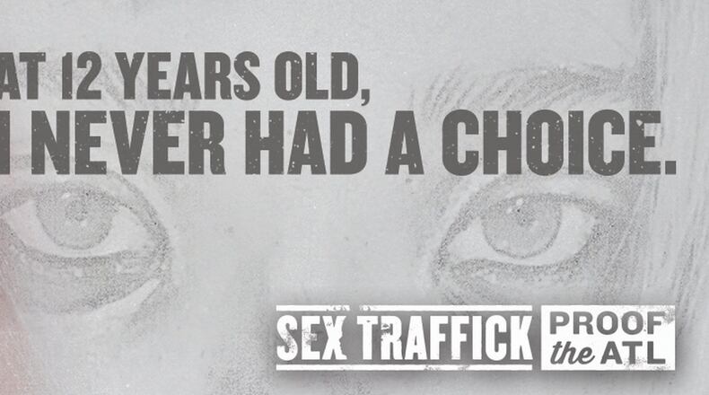 The International Human Trafficking Institute’s “The Truth in Trafficking” billboard campaign focuses on disrupting and re-orienting the perception of predators. Photos by Emilie Steele/LEGEND