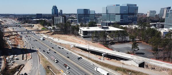 Georgia Department of Transportation construction crews have opened the Ga. 400 southbound to I-285 westbound exit ramp to traffic. (Courtesy GDOT)