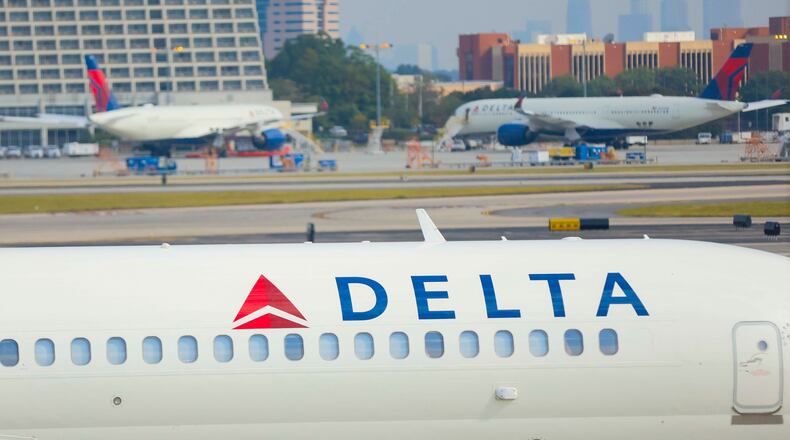 Delta Air Lines is one of the more prominent companies to push for the reopening of the government. (Miguel Martinez/AJC)