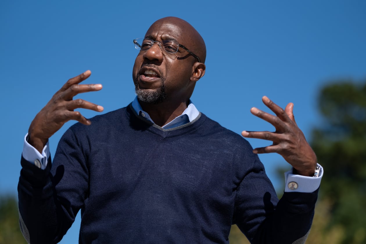 The Rev. Raphael Warnock is attempting to make history by climbing out of Savannah’s Kayton Homes projects to become Georgia’s first Black U.S. senator. Ben Gray for the Atlanta Journal-Constitution
