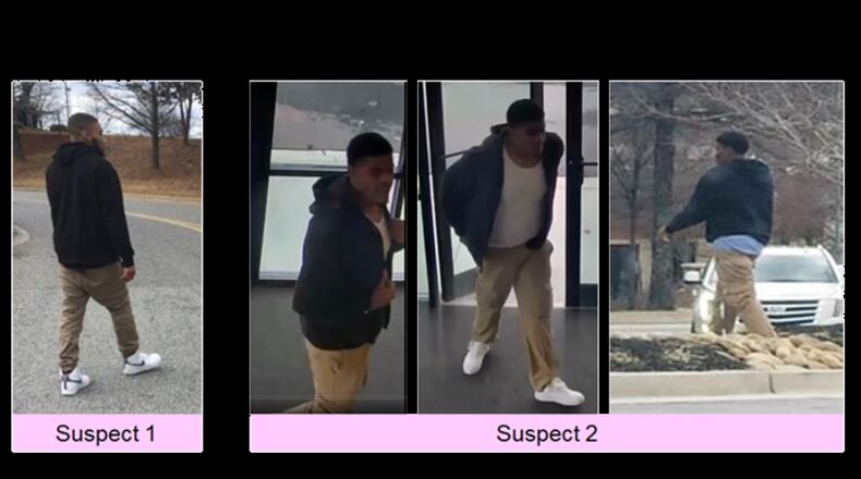 These are the two men who allegedly stole the earrings.