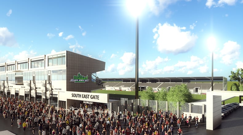 A 15,000-seat stadium will be built as part of the Atlanta Sports City complex in Stonecrest.