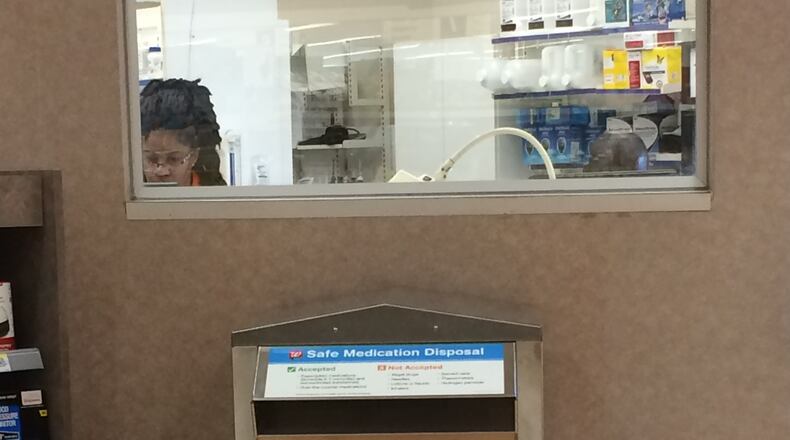 Drug Disposal boxes like this one are safe ways to get rid of unused prescription medications.