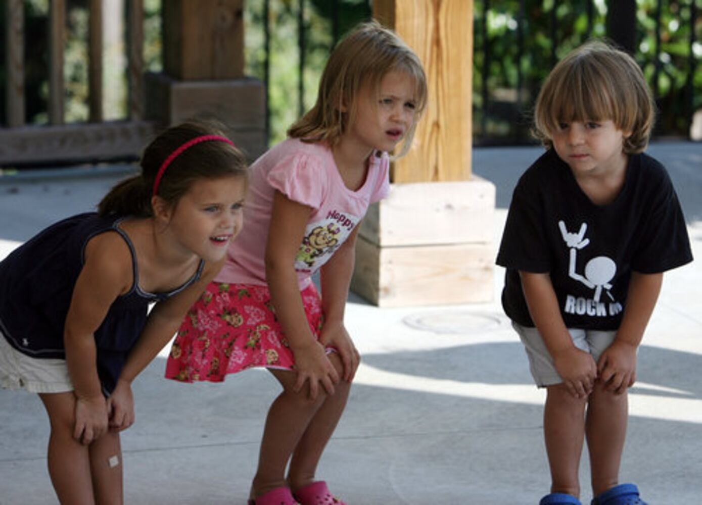 Learning Kung Fu a kick for little ones