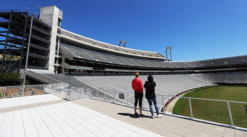 Sanford Stadium on April 2, 2020. Curtis Compton / ccompton@ajc.com