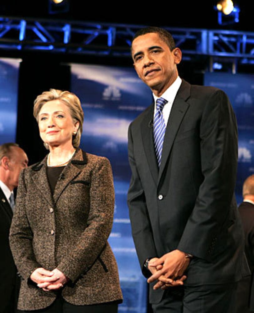 Clinton, Obama spar during Ohio debate