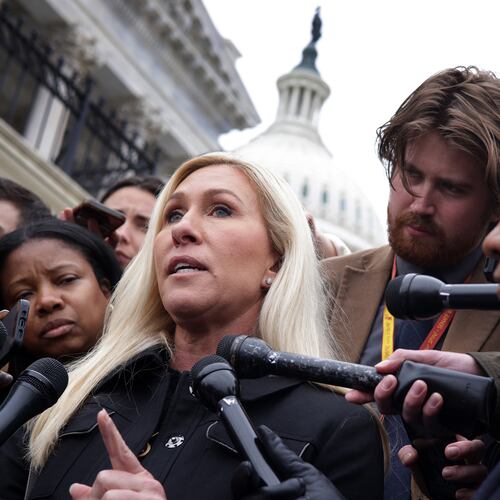Georgia U.S. Rep. Marjorie Taylor Greene, R-Rome, has repeatedly called for the ouster of House Speaker Mike Johnson, R-La.