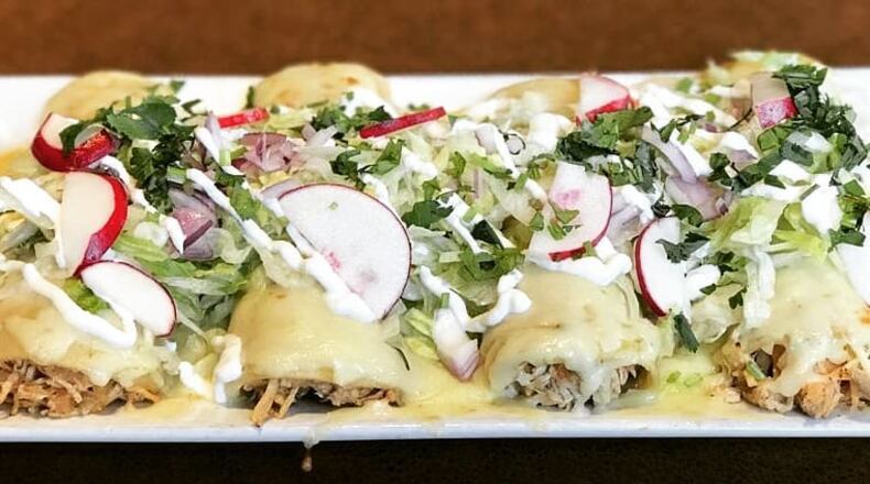 Enchiladas Suizas from Fresco Cantina Grille in Roswell.