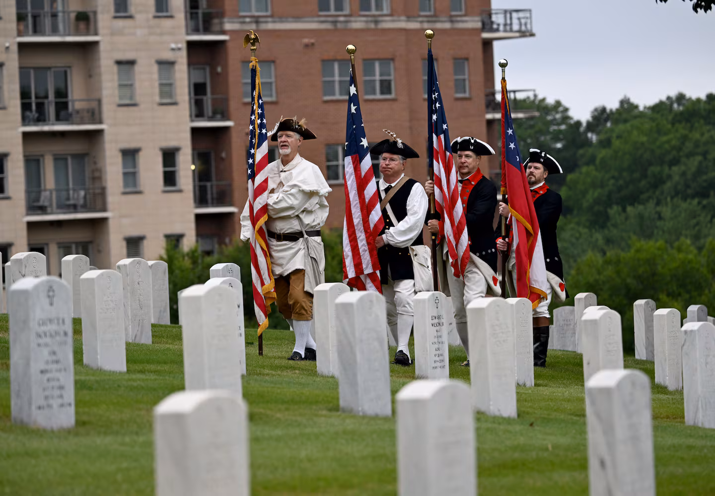 Memorial Day Flag Placement