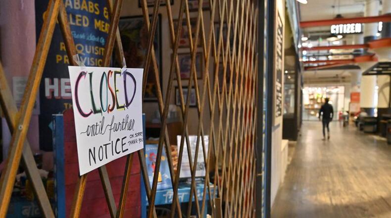 Responding to the COVID-19 outbreak, Canton and Woodstock have jointly banned indoor dining at restaurants through April 12. AJC FILE / HYOSUB SHIN / HYOSUB.SHIN@AJC.COM