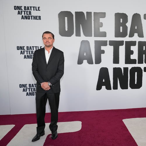 Although Leonardo DiCaprio is the star of "One Battle After Another," there is a character and key scene written just for one of SCAD's leaders. (Jordan Strauss/Invision/AP)