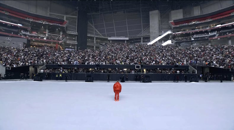 Kanye West will follow up an appearance at Mercedes-Benz Stadium on July 22 with a new one Aug. 5 The rapper is holding a second listening party for his upcoming album "Donda" at the home of the Atlanta Falcons.
