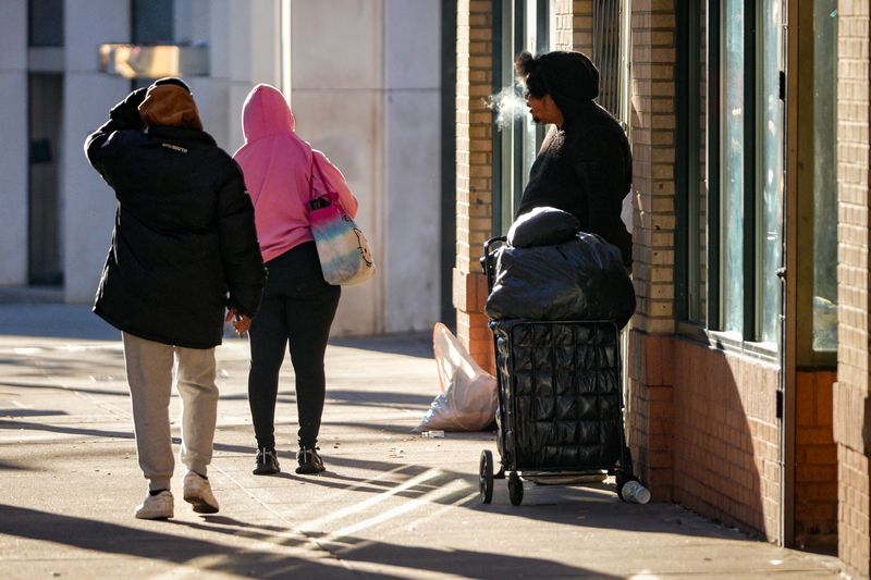 The wind makes it feel even colder Tuesday in Atlanta, according to forecasters. (Ben Hendren for the AJC)