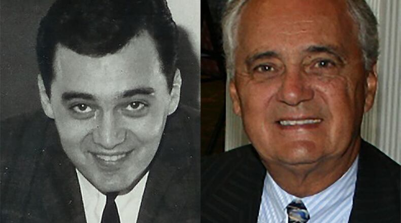 Tony Taylor in the 1960s and in the 2000s. CREDIT: John Long/Georgia Radio Hall of Fame