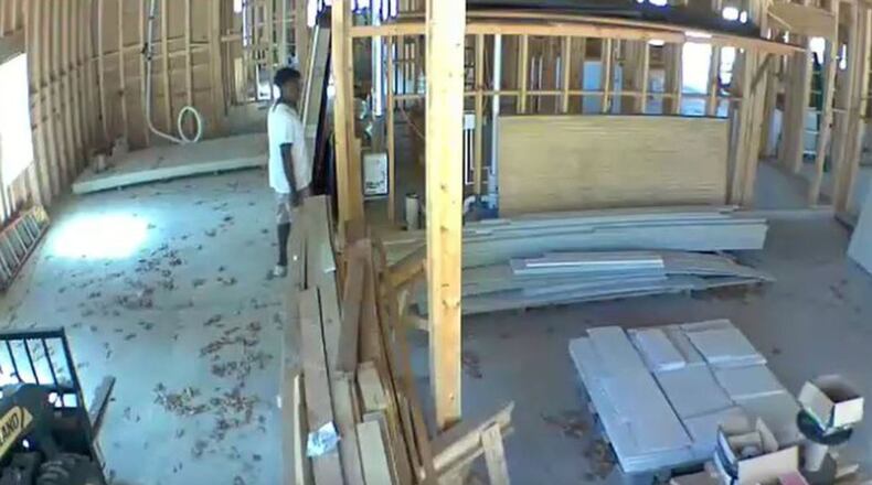 Ahmaud Arbery was spotted in the home under construction minutes before he was chased and fatally shot.