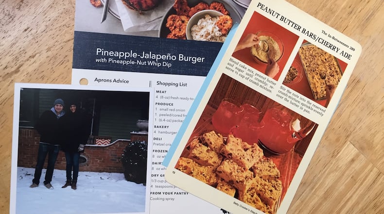 Faux personal ephemera is inserted into Matt Terrell’s fictional cookbook. CONTRIBUTED BY SUZANNE VAN ATTEN