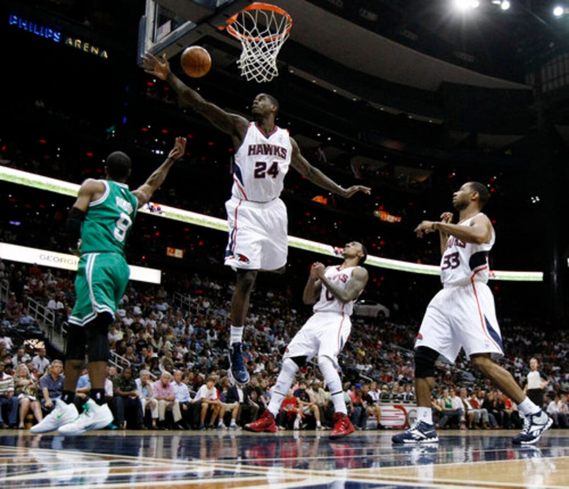 Hawks open playoff series with Celtics