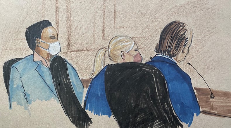 Mitzi Bickers with her defense team, seen here in federal court in Atlanta on Friday, didn't call any witnesses to her defense. Jurors on Wednesday found the former Atlanta City Hall insider guilty of nine of 12 counts in the federal public corruption trial that focused on influence peddling and illegal city contracting.