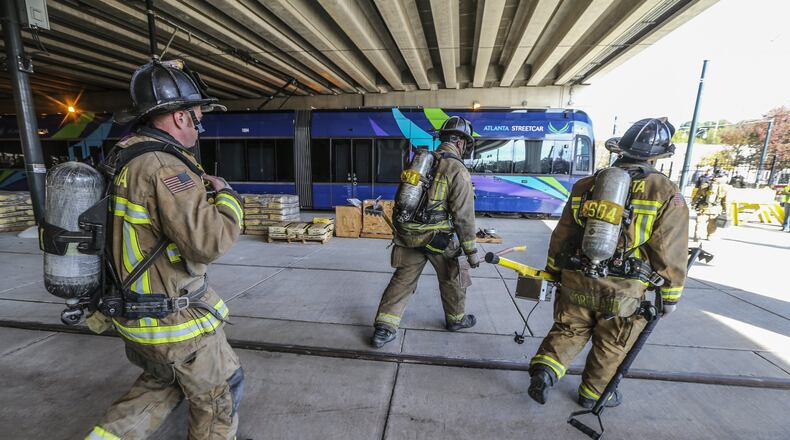 Atlanta firefighters. JOHN SPINK/JSPINK@AJC.COM File Photo