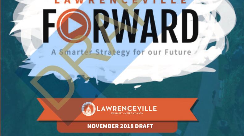 Lawrenceville’s mayor and council will consider adoption of the city’s 2040 Comprehensive Plan at a public hearing at 7 p.m. Dec. 3 at City Hall, 70 S. Clayton St. Courtesy City of Lawrenceville