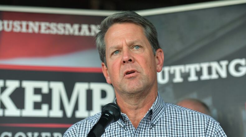 Republican gubernatorial candidate Brian Kemp revealed his first detailed health care policy during a campaign stop Wednesday. The proposal would boost a tax credit program for rural hospitals and seek federal waivers under the Affordable Care Act. HYOSUB SHIN / HSHIN@AJC.COM