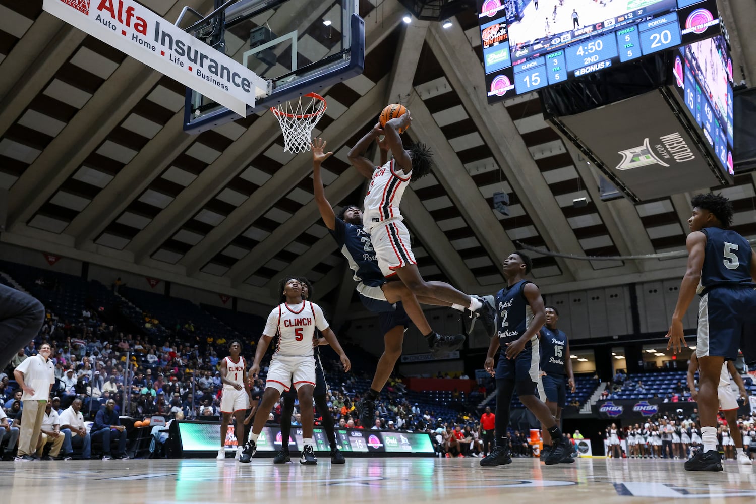 Class A Division 2 Boys State Championship game between Clinch County and Portal