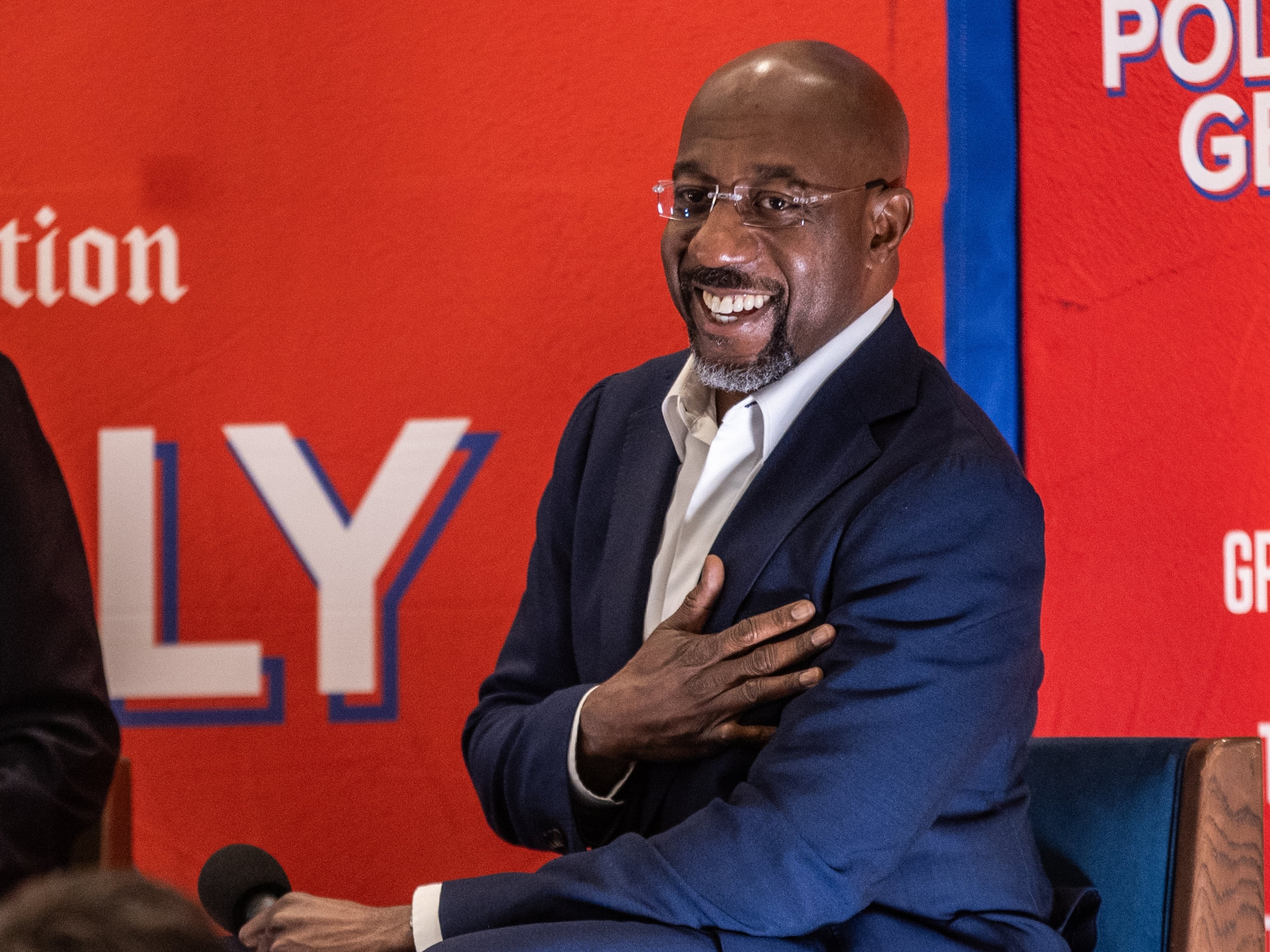 U.S. Sen. Raphael Warnock, D-Ga., is also senior pastor of Ebenezer Baptist Church in Atlanta.