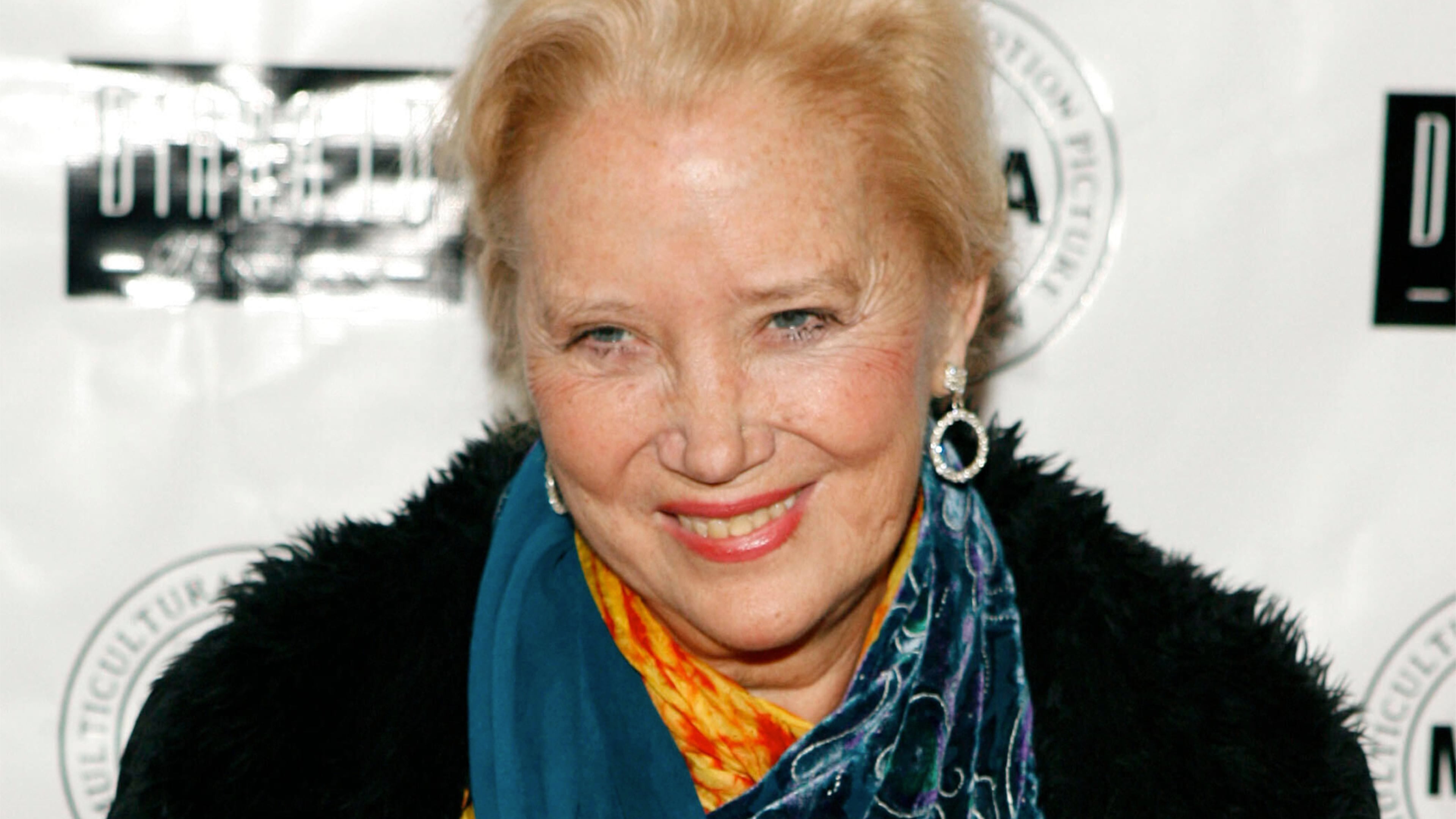 FILE - Sally Kirkland arrives at the Multicultural Motion Picture Association annual Oscar week luncheon in Beverly Hills, Calif., on Feb. 22, 2008. (AP Photo/Matt Sayles, File)