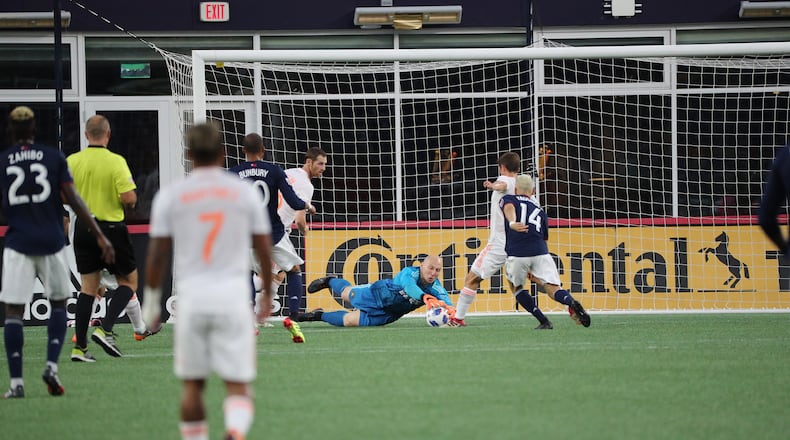 Atlanta United played New England on Wednesday in Gillette Stadium in Foxborough, Mass. (Atlanta United)