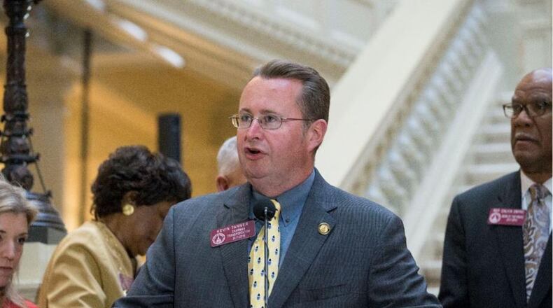State Rep. Kevin Tanner says his bill would encourage transit innovation across Georgia. The Georgia Department of Transportation says there could be unintended consequences. (ALYSSA POINTER/ALYSSA.POINTER@AJC.COM)
