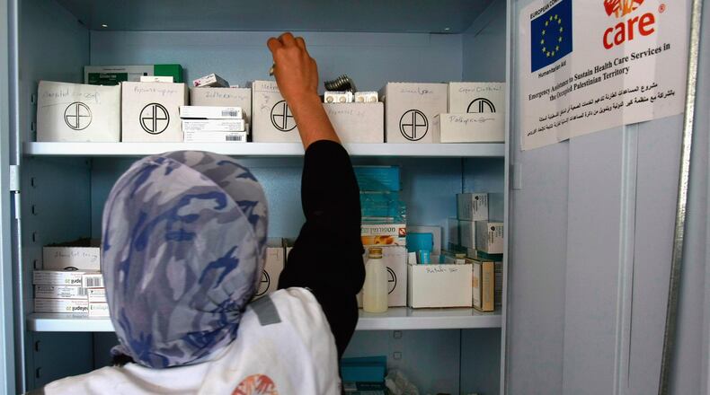 Office staff at a medical office.