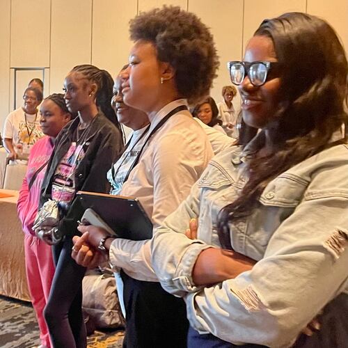 Researchers, advocates and ambassadors attend a meeting of the Southern Rural Black Women’s Initiative, Nov. 10, 2024. (Courtesy)