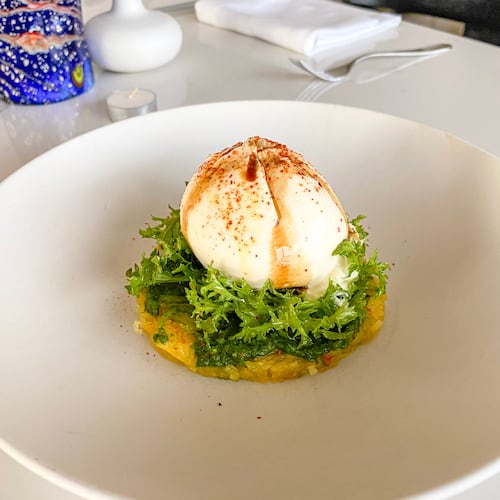 Capolinea’s Burrata con Zucca. (Courtesy of Signia by Hilton Atlanta)