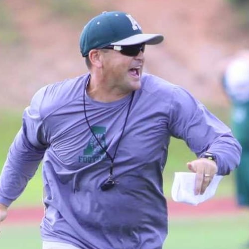 Coach Josh Alexander is in his 11th season at Athens Academy. His Spartans team defeated Rabun County 49-46 last week to clinch the Region 8-A Division I championship. (Courtesy)