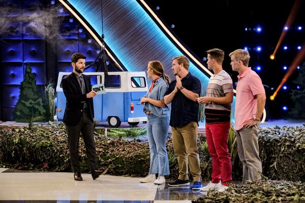 DON'T - "Don't Quit Your Day Job" - Don't miss Graham, Nathan, Leita and Reagan do their best to win $100,000 by competing in a series a challenges - "Don't Embarrass Yourself," "Don't Make Me Turn This Car Around," "Don't Play With Matches," "Don't Drink" and "Don't Look Back" - on the season finale of "Don't," THURSDAY, AUG. 13 (9:00-10:00 p.m. EDT), on ABC. (ABC/Guy D'Alema)
ADAM SCOTT, LEITA WILLIAMS, GRAHAM WILLIAMS, NATHAN WILLIAMS, REAGAN WILLIAMS