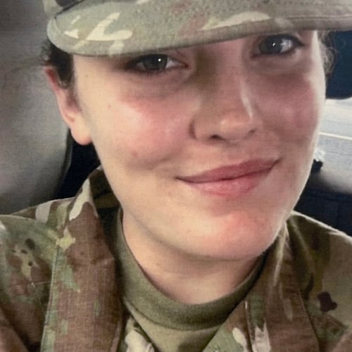 This photo provided by the U.S. Attorney's Office on Thursday, Nov. 27, 2025, shows National Guard member Specialist Sarah Beckstrom. (U.S. Attorney's Office via AP)