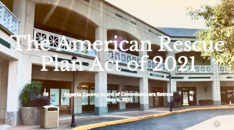 Fayette County may use its American Rescue Plan Act funding for several major capital improvement projects. Courtesy Fayette County