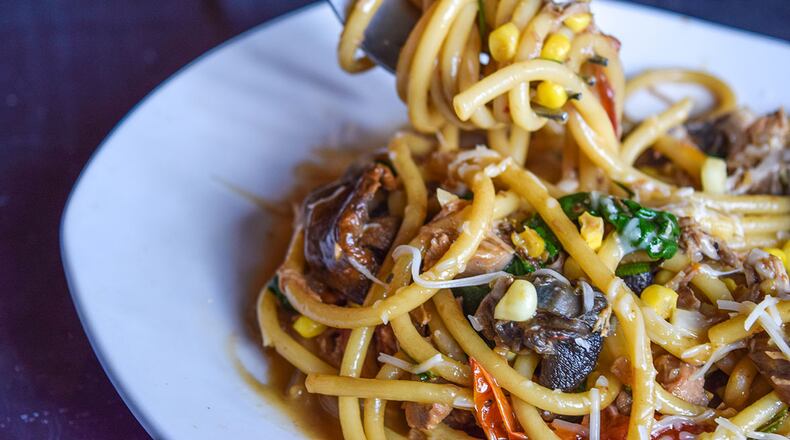 Escargot spaghetti from Bogartz Food Artz