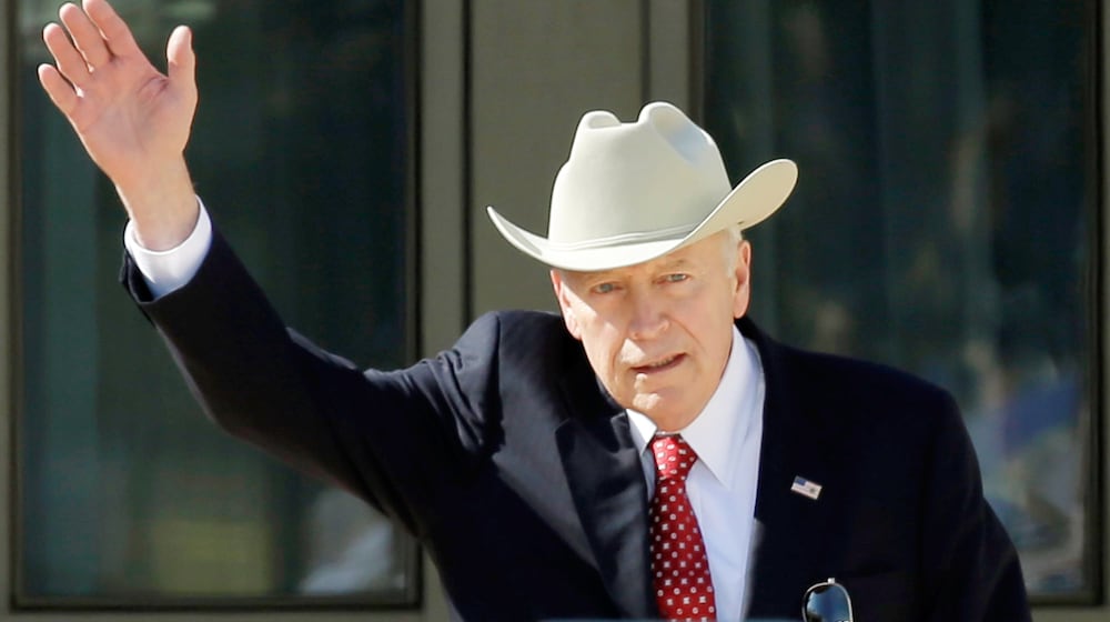 Dick Cheney participates in the dedication of the George W. Bush Presidential Center in Dallas. The former vice president died Tuesday at age 84. (AP file 2013)