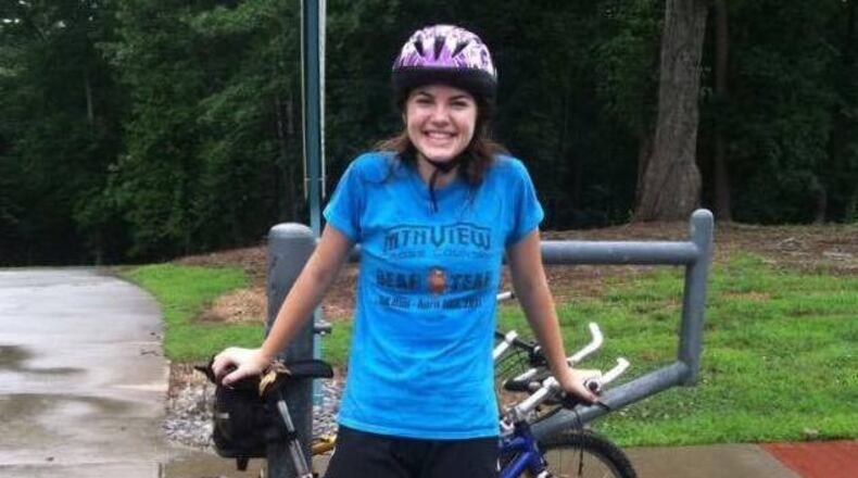 Caroline Wirl, 17, was injured skateboarding on July 4, and has been hospitalized since then. Her father, Gary Wirl, is a firefighter with Gwinnett County, and EMTs and firefighters around Georgia have been putting Caroline’s name on their duty rosters, and sending photographs stating “Caroline rides with us.” Photo: courtesy the Wirl family